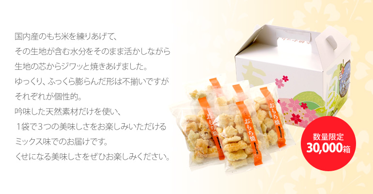 【数量限定】おもち焼セット