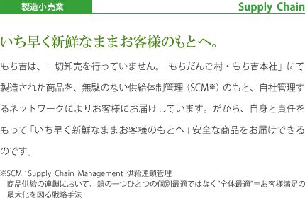 もち吉について - もち吉ブランドにふさわしい最高のものを、すべてに追求。