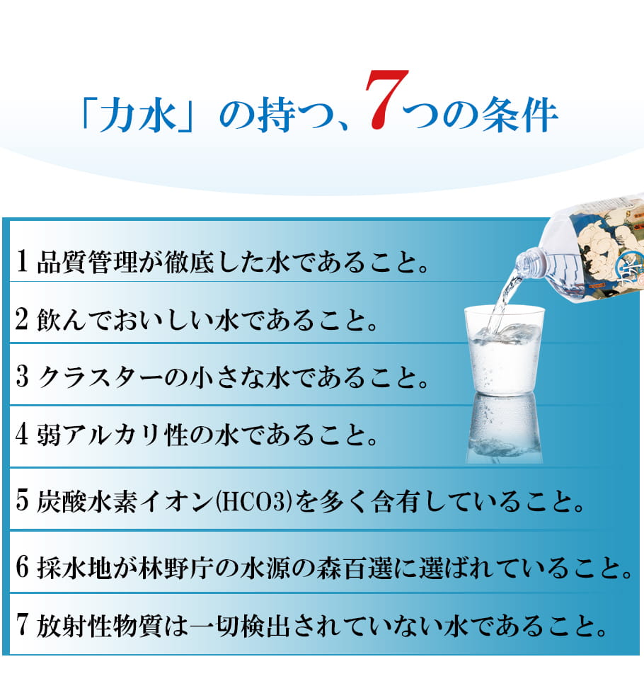 力水　-　７つの条件