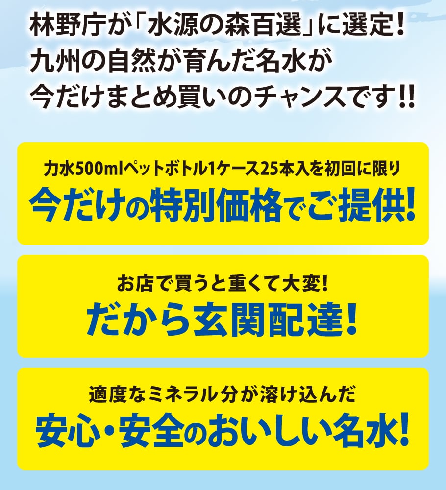 力水　-　一度飲んだら、ずっと飲みたくなる。