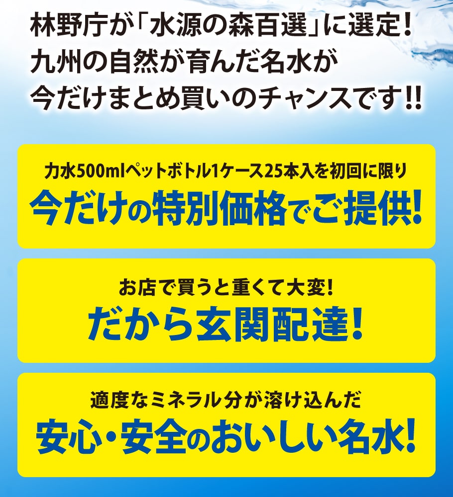 力水　-　一度飲んだら、ずっと飲みたくなる。