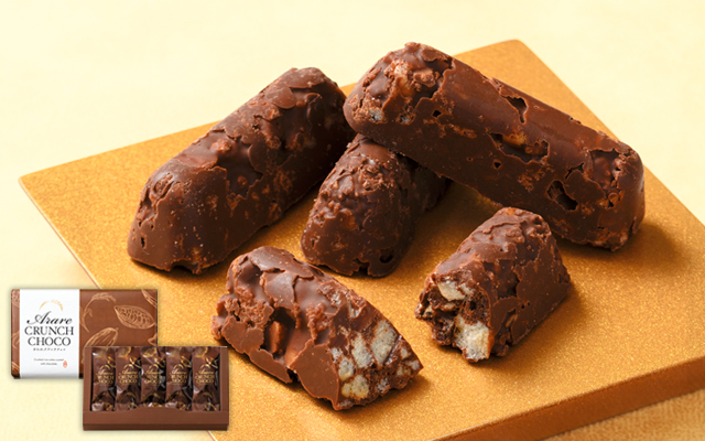 あられクランチチョコ 化粧箱