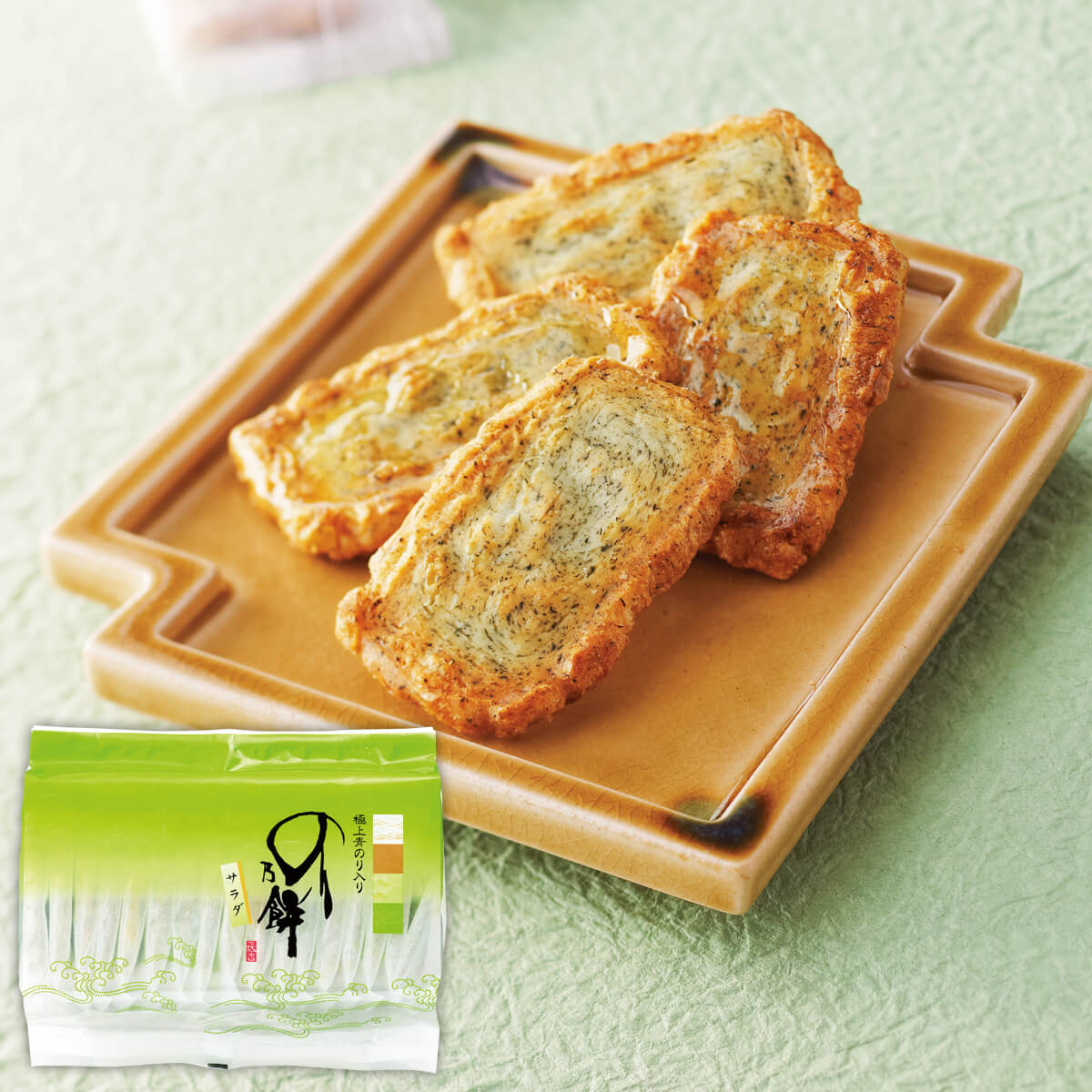のり乃餅 詰替パック サラダ味 | もち吉 あられ・おせんべい・おかき・和菓子のお店