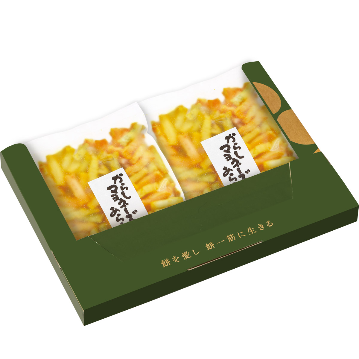 期日指定不可）【もち吉ポスト便対象】からしマヨネーズあられ ２袋セット【条件付き送料無料】 | もち吉 あられ・おせんべい・おかき・和菓子のお店