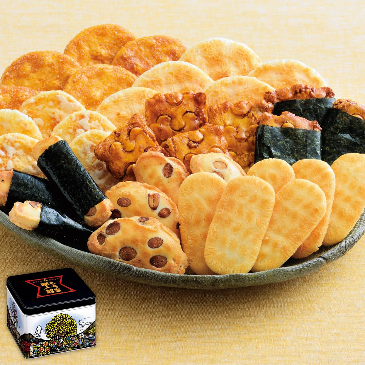 もち吉職人館 大缶 | もち吉 あられ・おせんべい・おかき・和菓子のお店