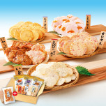 （※期日指定7月31日までお届け可）【海鮮せんべいシリーズ】海鮮でらうまセット（6袋＋1袋）_イメージ