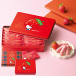 （※期日指定4月9日まで）あられクランチチョコ いちご味 ハローキティ 缶_イメージ