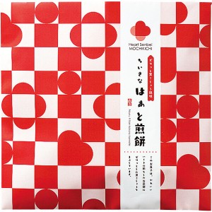 （※期日指定2月14日までお届け可）ちいさなはぁと煎餅 市松柄_イメージ