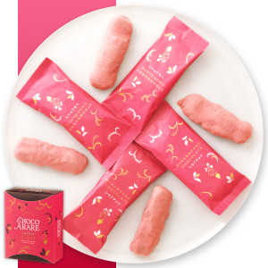 ちょこあられ 化粧箱 いちごチョコ_イメージ