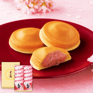 （※期日指定3月19日までお届け可）えん餅 化粧箱 さくら餡（10個）_イメージ