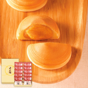 （※期日指定10月4日までお届け可）【秋限定】えん餅 化粧箱 安納芋餡（10個）_イメージ