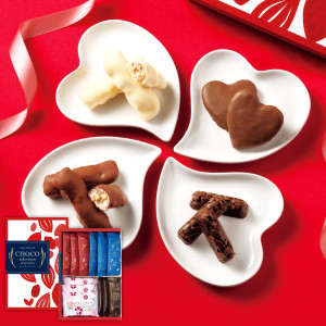 （※期日指定2月14日までお届け可）もち吉 ちょこセレクション（12枚）_イメージ