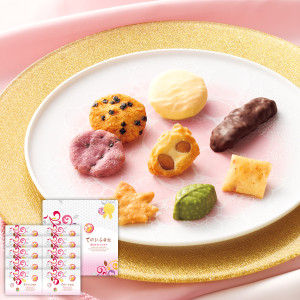 （※期日指定2月14日までお届け可）てのひら日記 あられdeショコラ 化粧箱 ～バレンタインシール付_イメージ