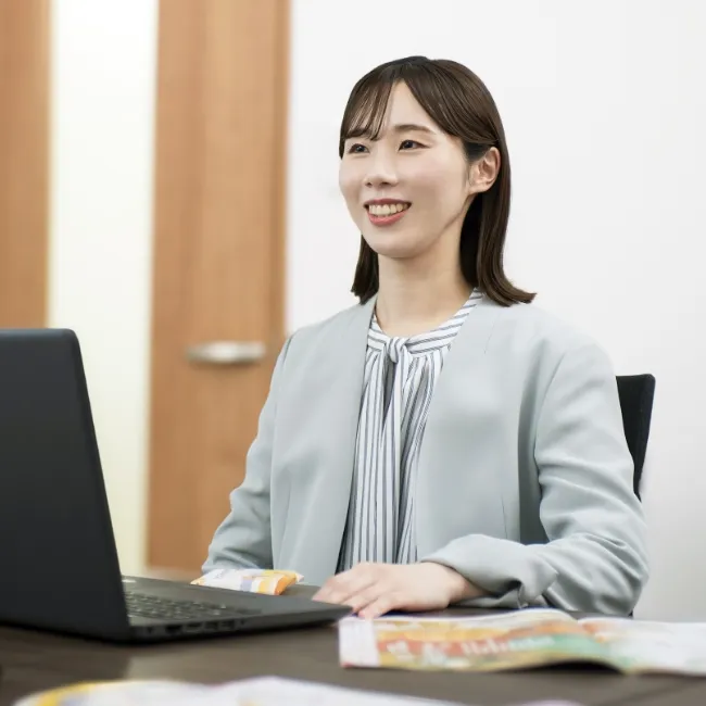 商品部社員の写真