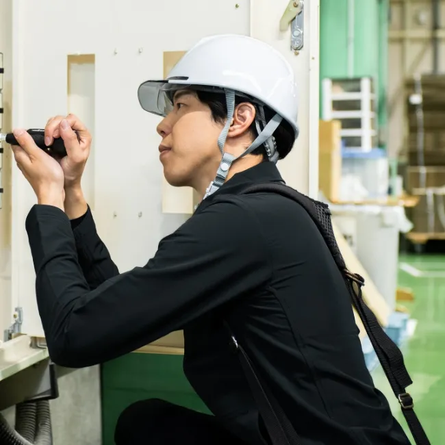 設備管理社員の写真