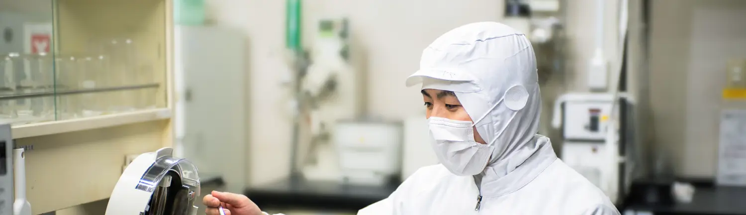 写真：製品開発部社員